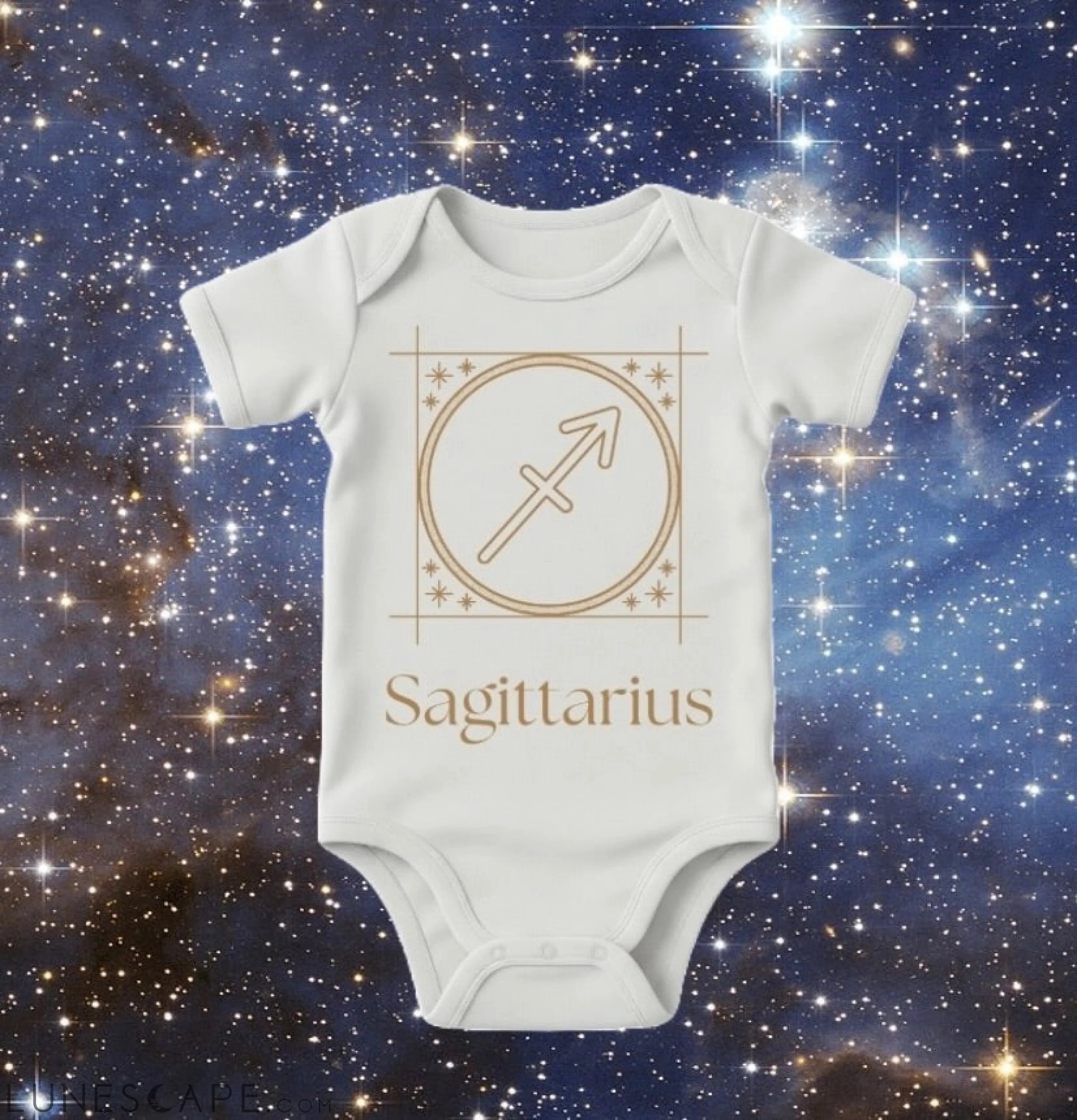 Zodiac Baby Bodysuit - Sagittarius LUNESCAPE