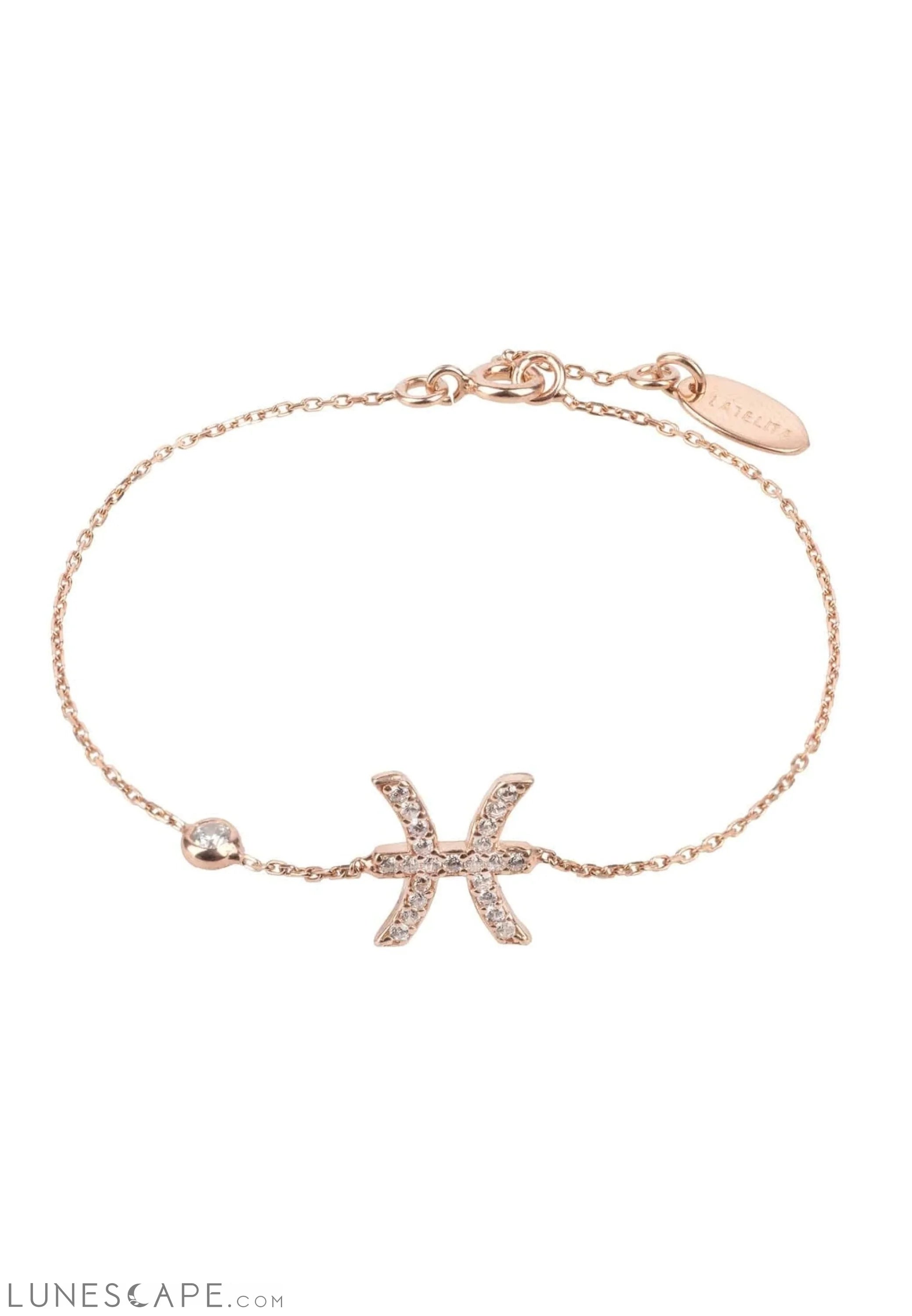 Zodiac Horoscope Star Sign Bracelet Pisces LUNESCAPE