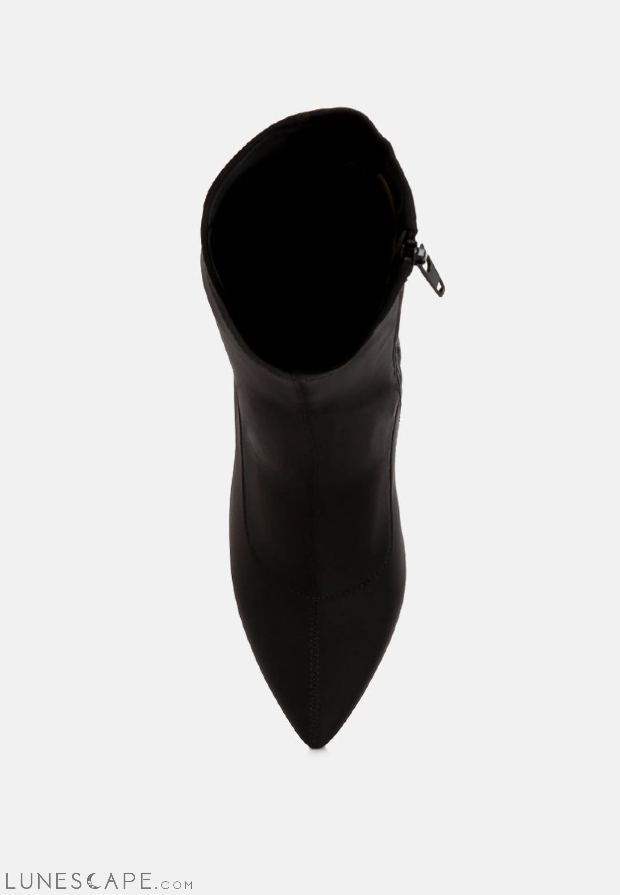 Zudio Solid Mid Heel Sock Boots LUNESCAPE
