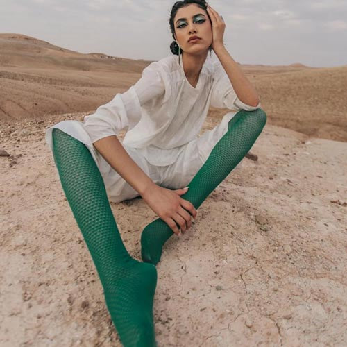 WOMENS-DESIGNER-SOCKS-STOCKINGS LUNESCAPE