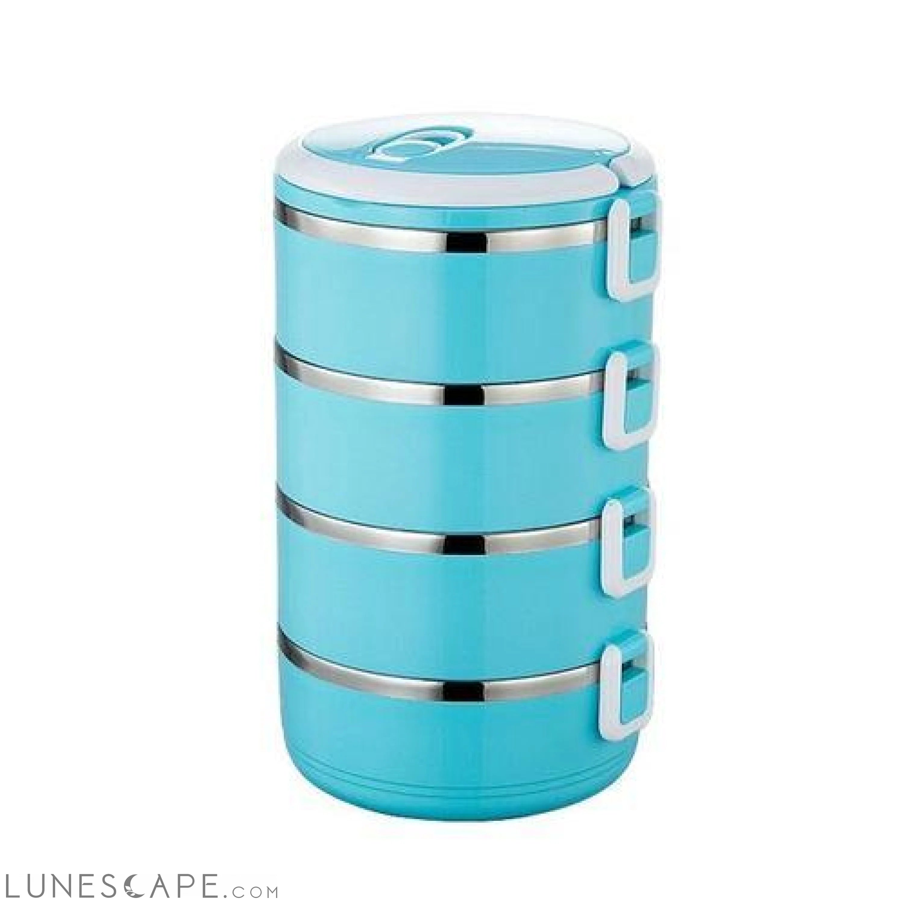 1-Tier Stackable Thermal Lunchbox - Green LUNESCAPE