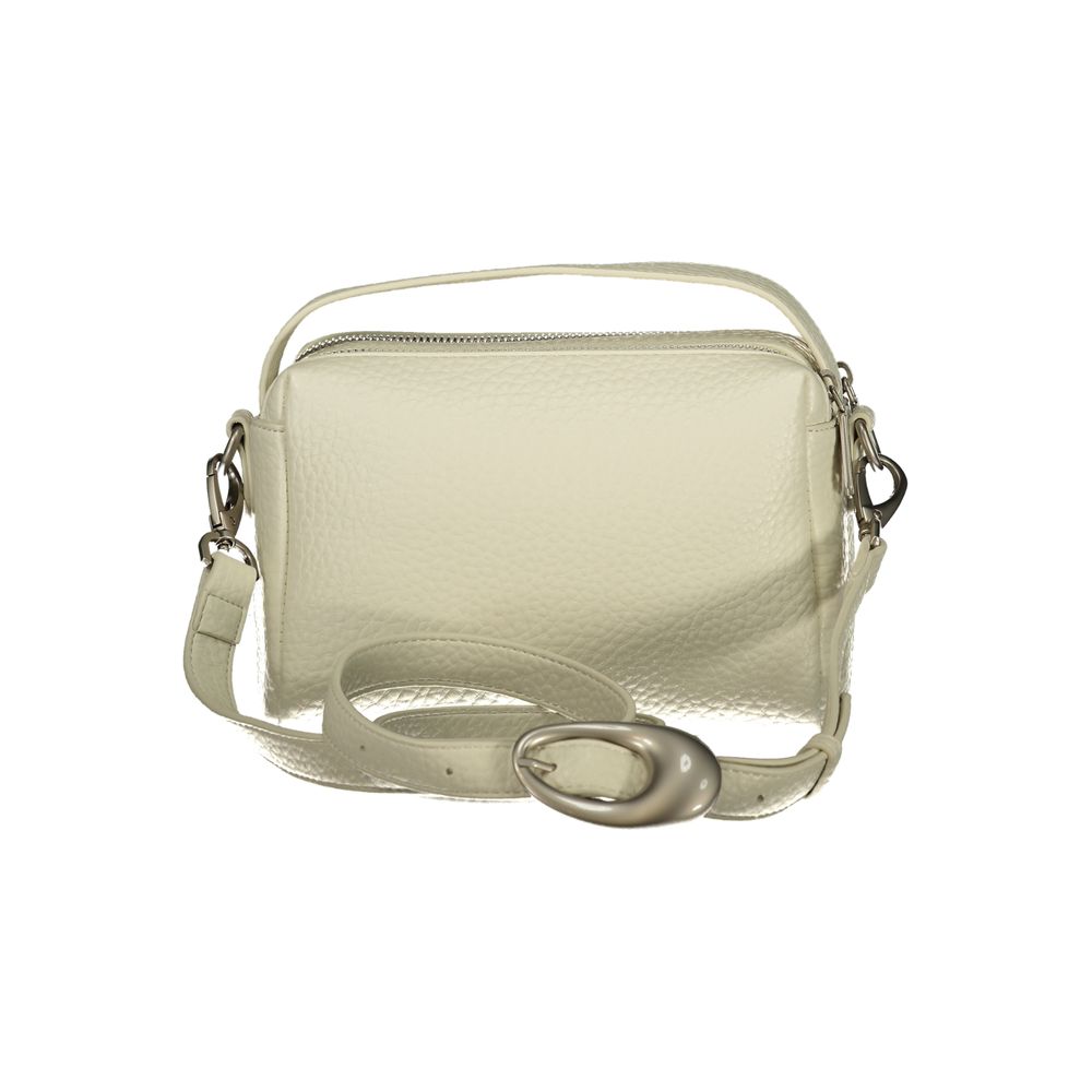 Mario Valentino Bianco Polyurethane Women Handbag LUNESCAPE