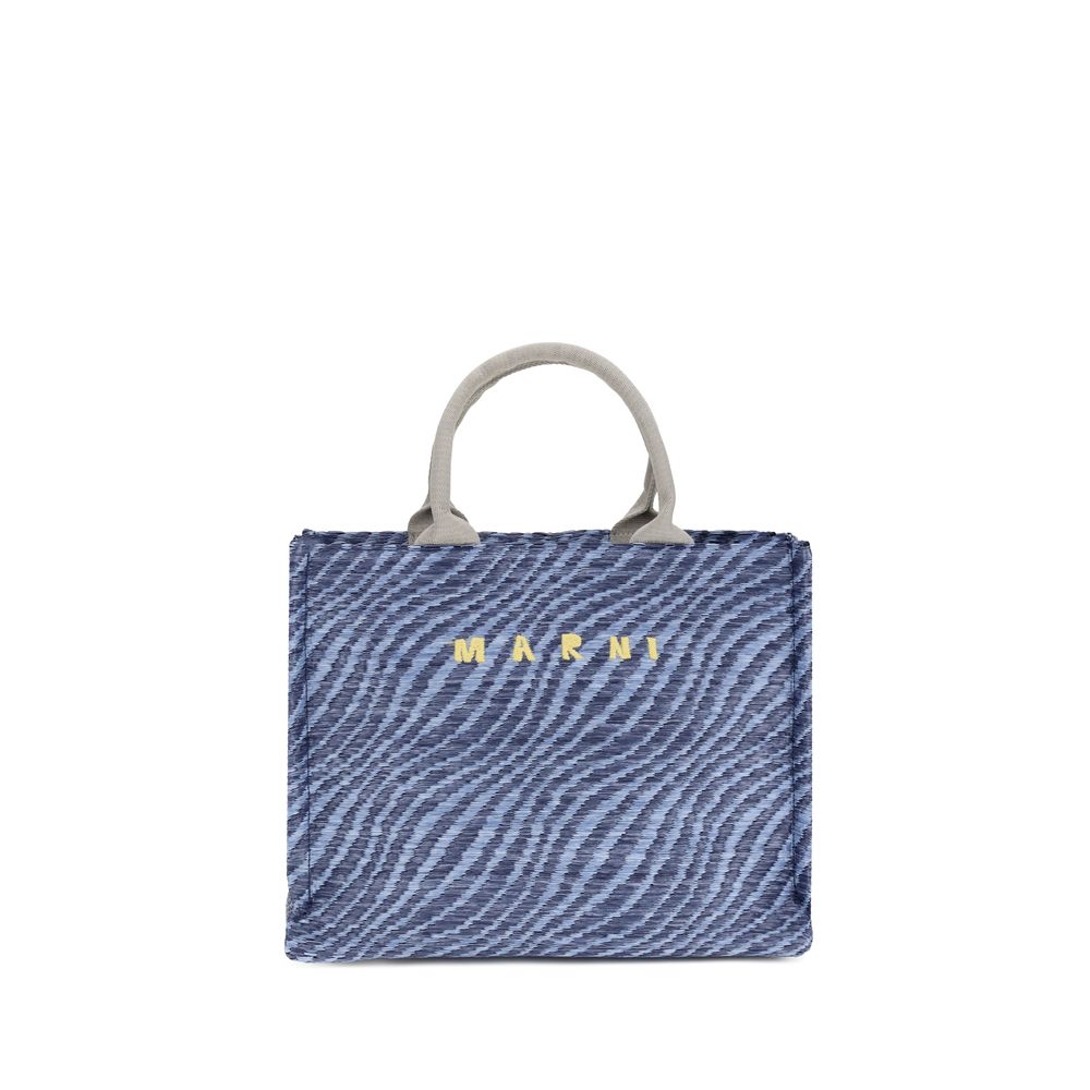 Marni Blue Nylon Shoulder Bag