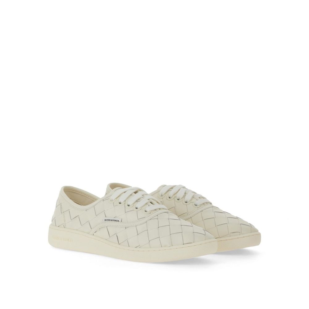 Bottega Veneta White Calfskin Sneakers