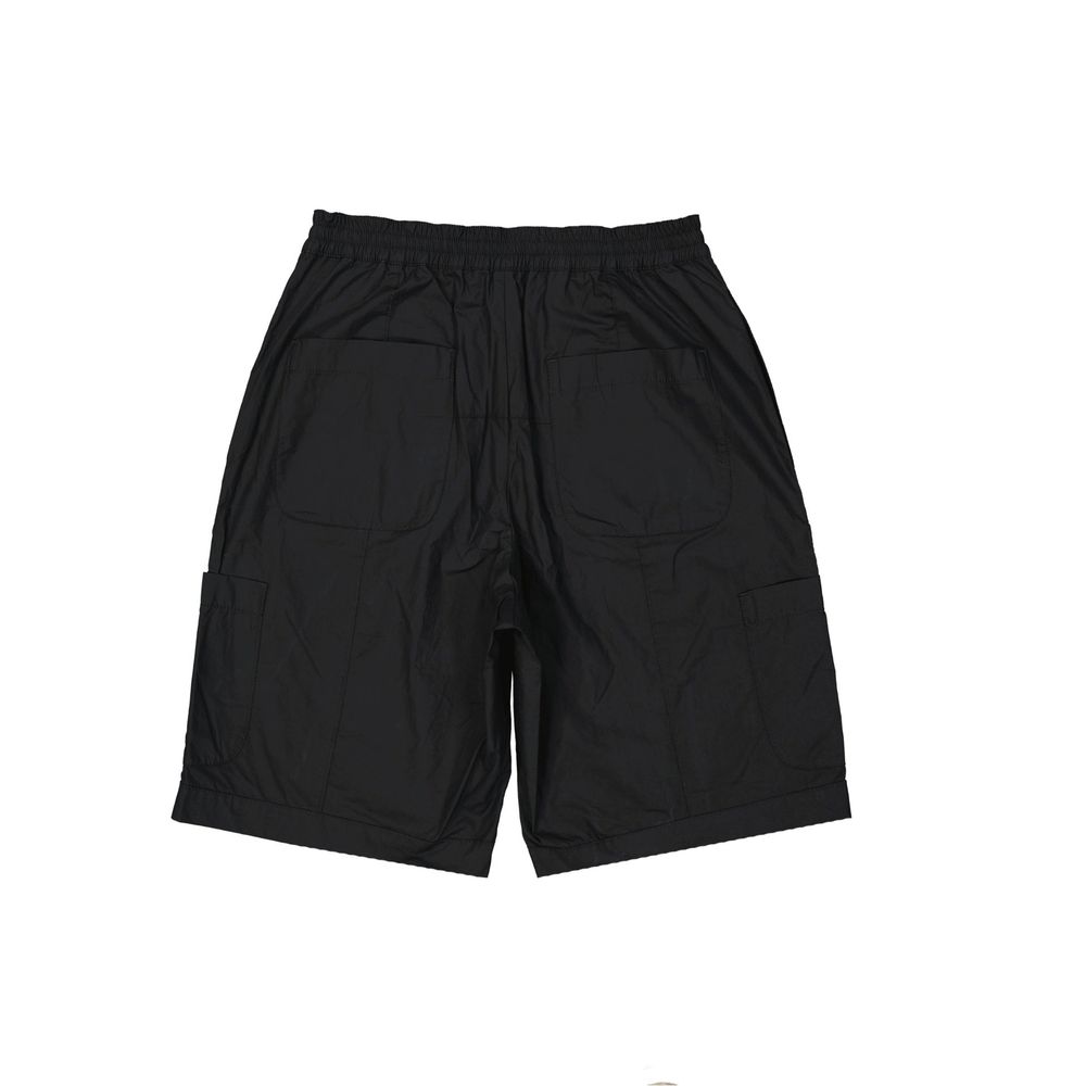 Ambush Black Cotton Cargo Shorts