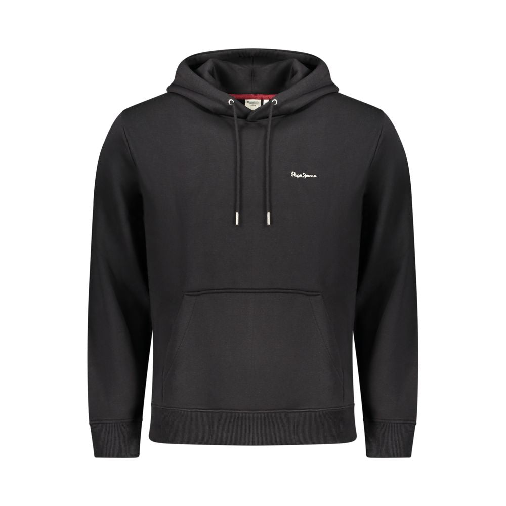 Pepe Jeans Black Polyester Men's Sweatshirt LUNESCAPE
