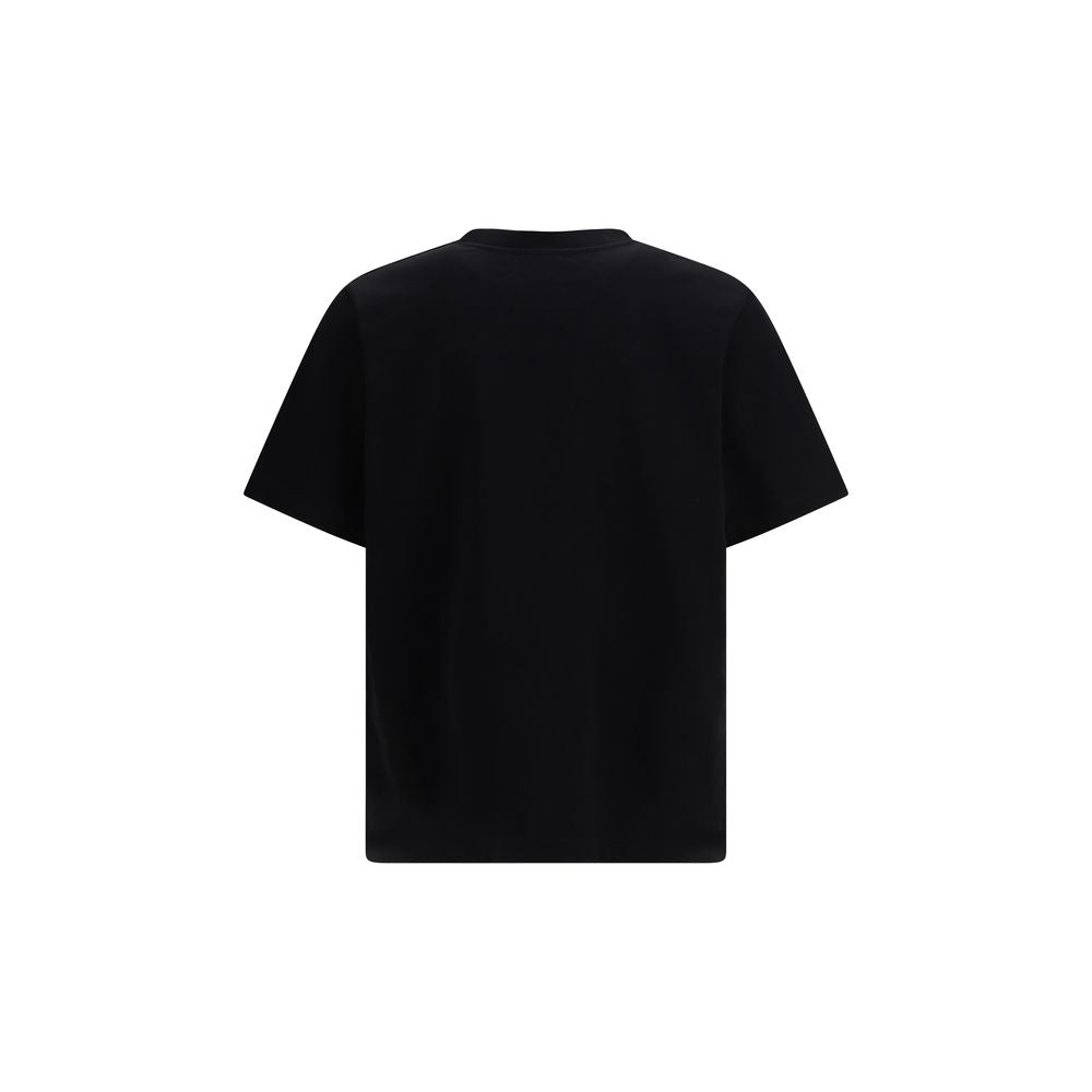 Casablanca Black Cotton T-Shirt LUNESCAPE