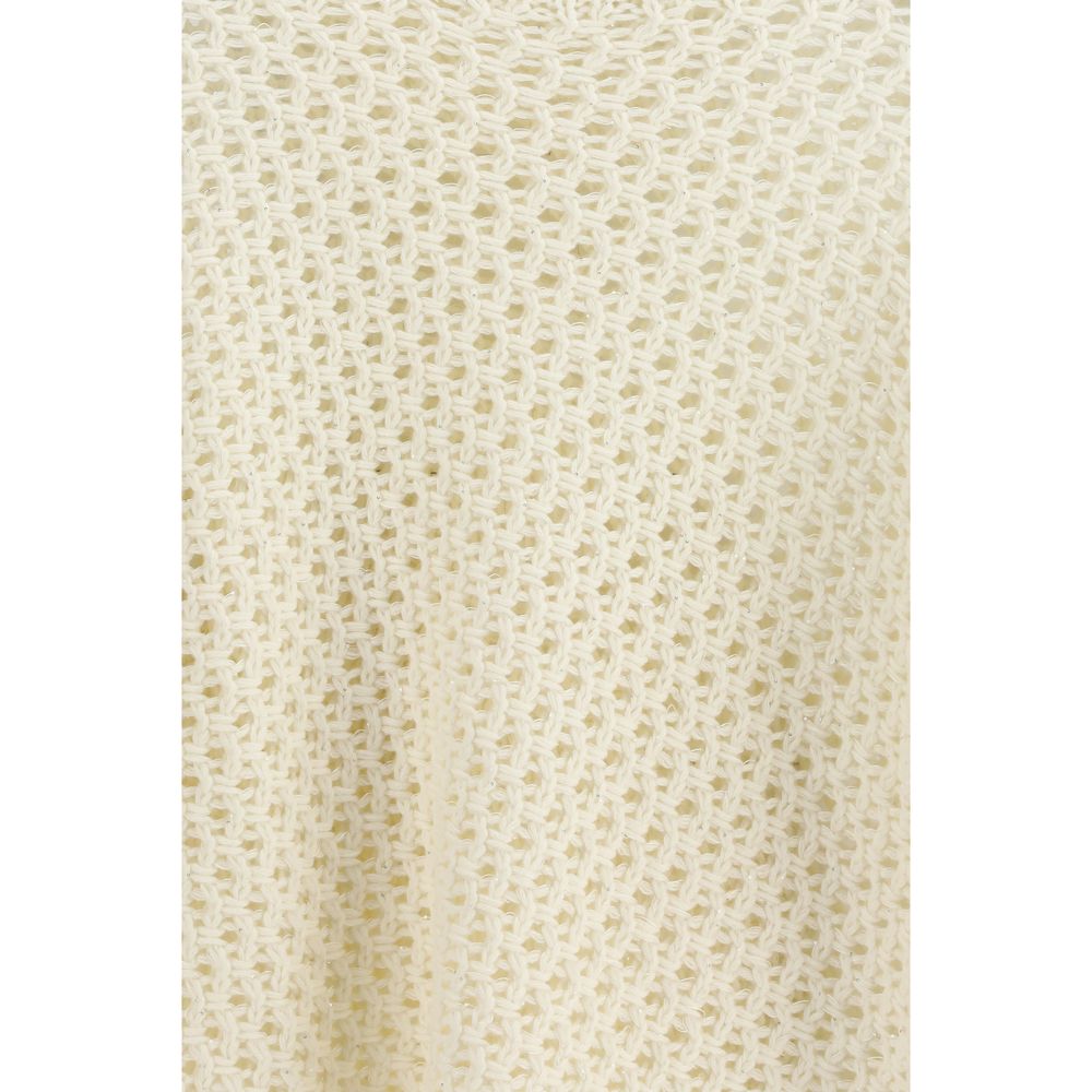 Fabiana Filippi Beige Wool Oves Aries Sweatshirt