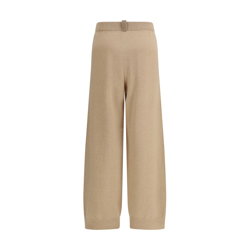 Fabiana Filippi Beige Wool Oves Aries Casual Pants