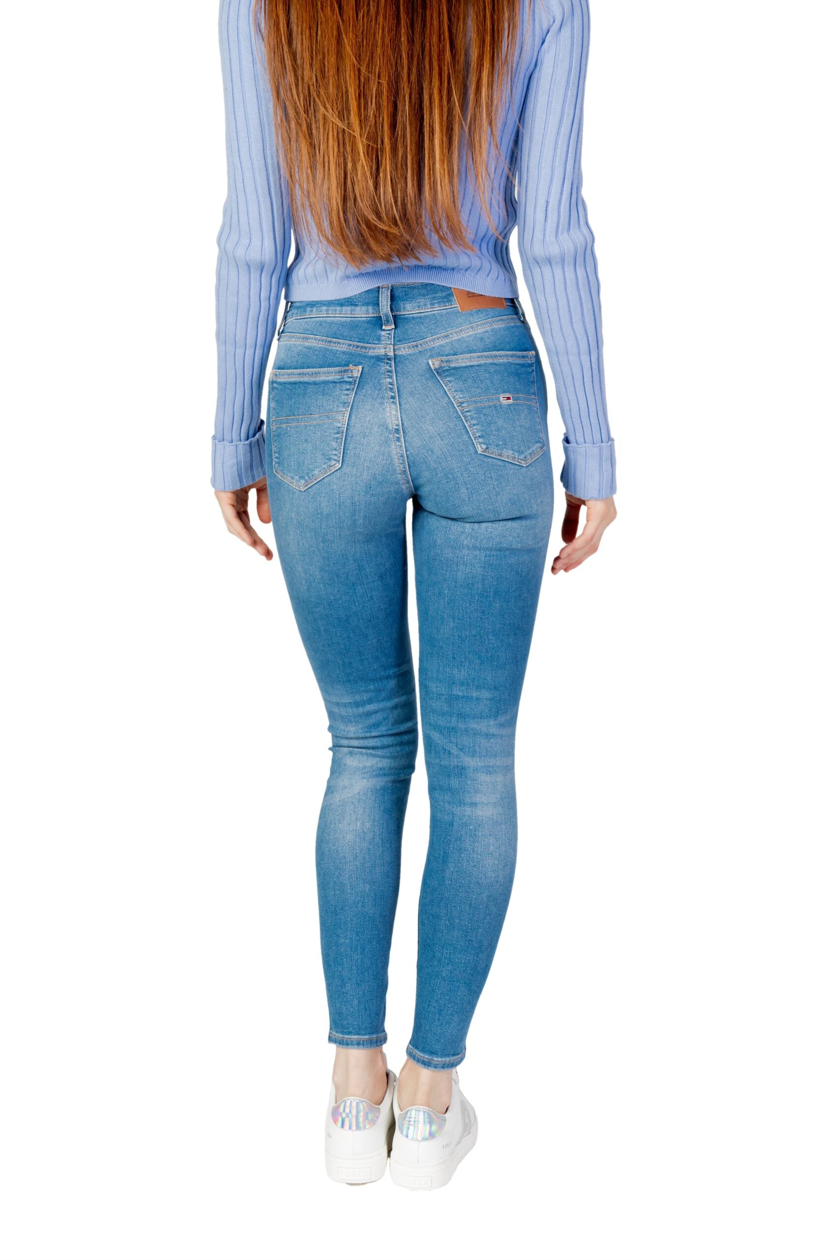 Tommy Hilfiger Blue Cotton Skinny Jeans