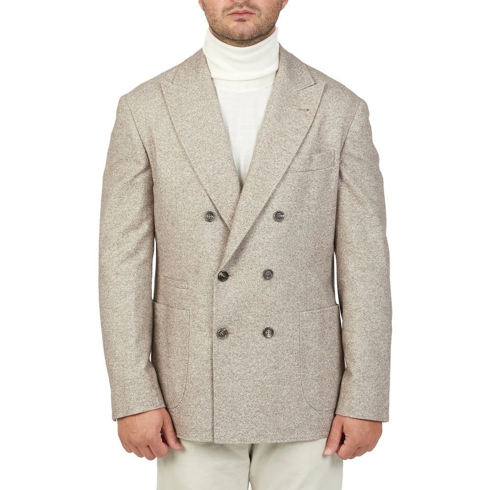 Brunello Cucinelli Beige Cashmere Blazer