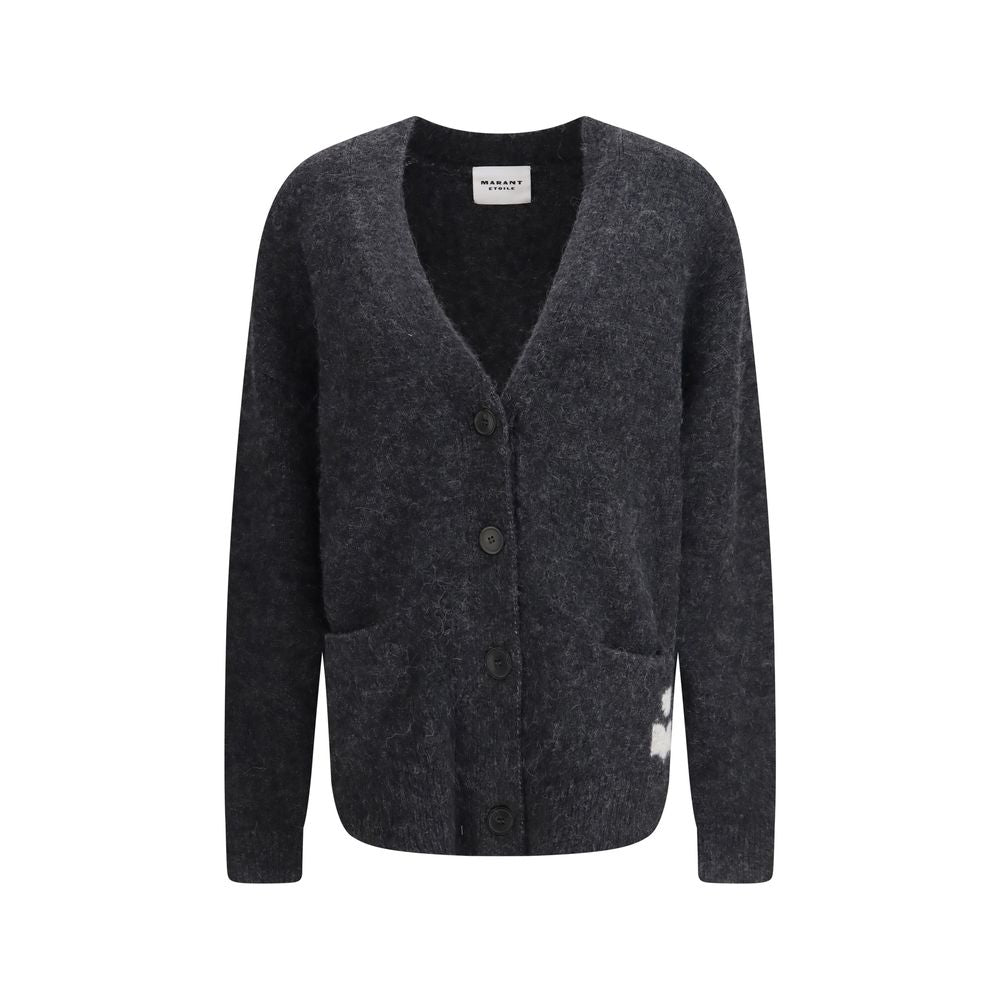 Isabel Marant Étoile Gray Alpaca Vicugna Pacos Cardigan
