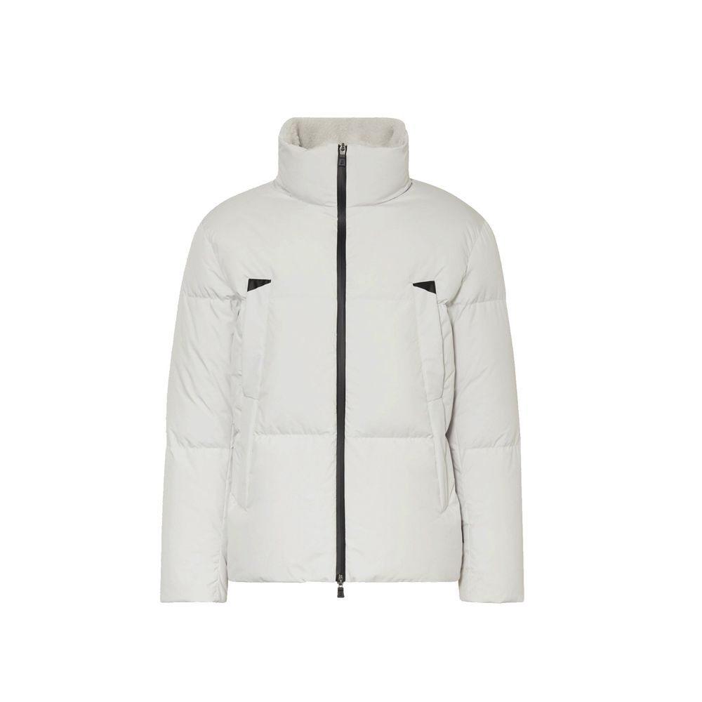 Herno Gray Polyester Shell Jacket
