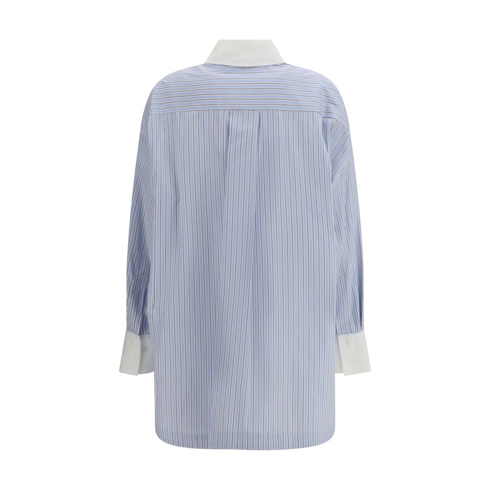 The Attico Blue Cotton Shirt