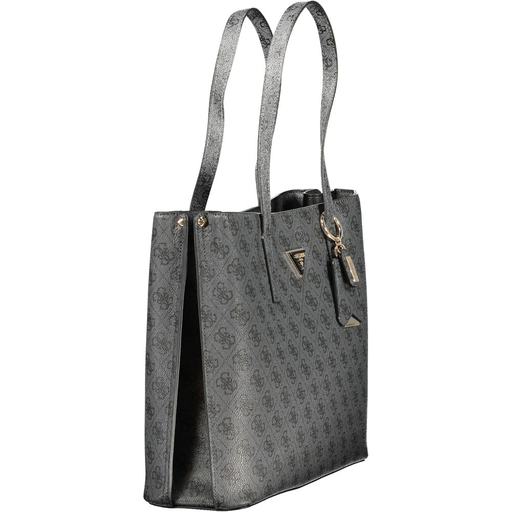 Guess Jeans "Nero Poliuretano Women's Handbag" LUNESCAPE