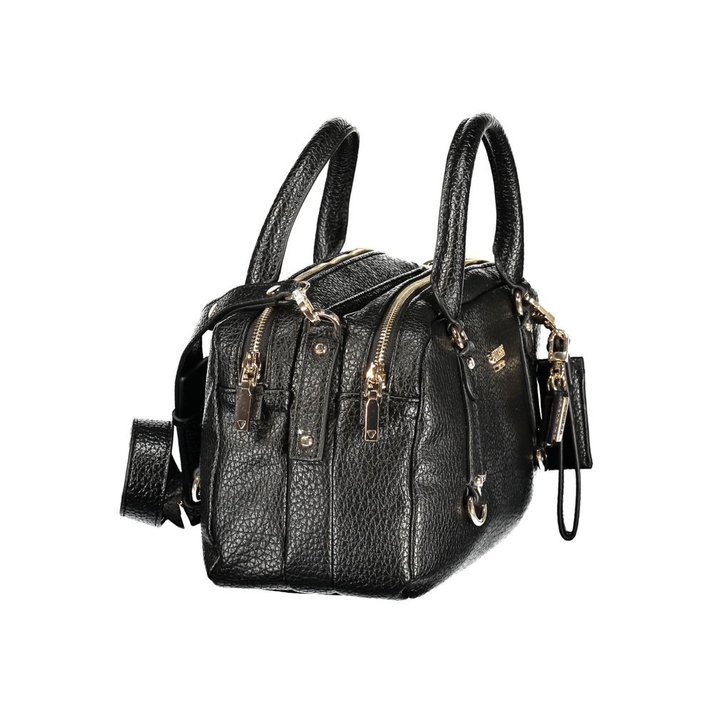 Guess Jeans Black Polyurethane Women Handbag LUNESCAPE