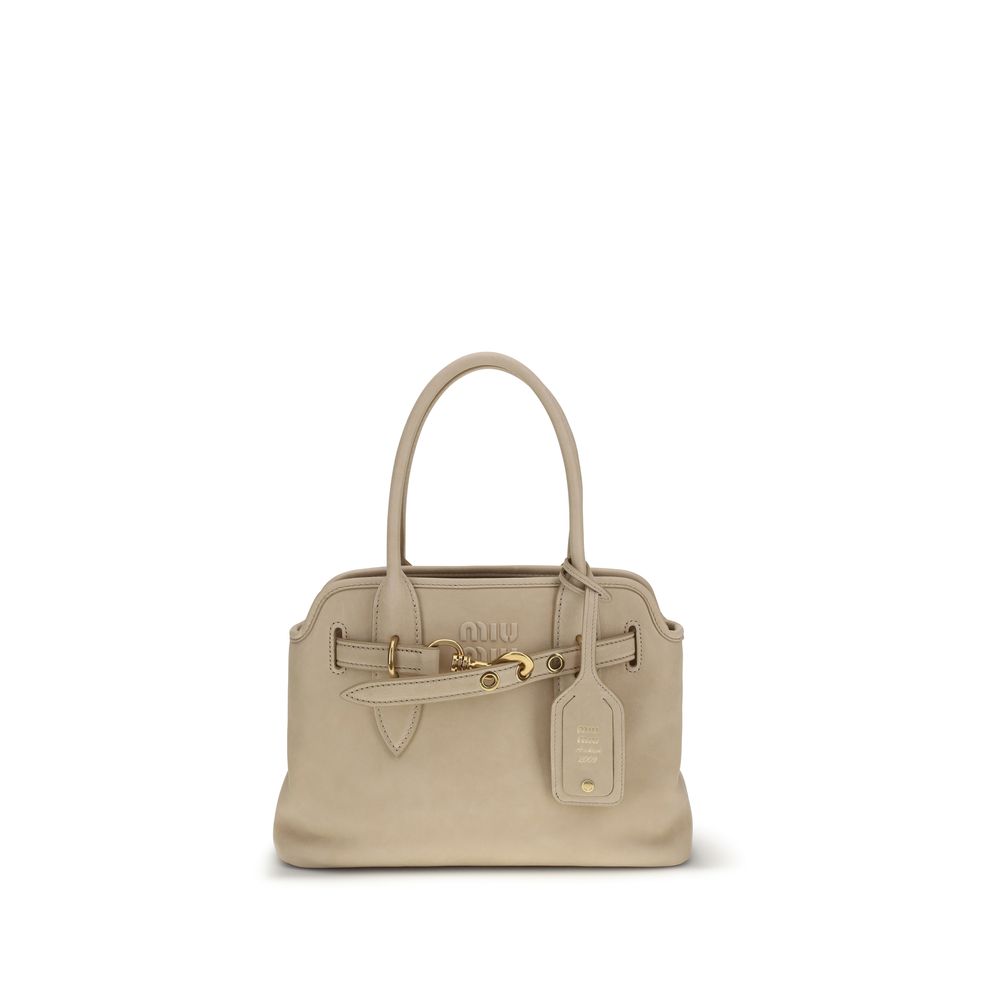 Miu Miu Beige Lamb Ovis Aries Aries Handbag LUNESCAPE