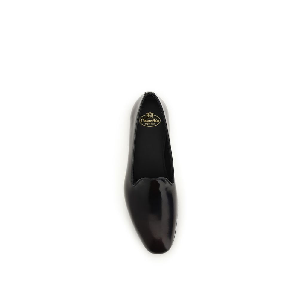 Church's Bordeaux Calf Leather Bos Taurus Slip-On Loafers