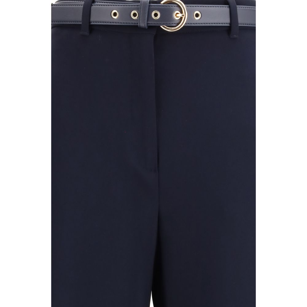 Max Mara Blue Triacetate Dress Pants