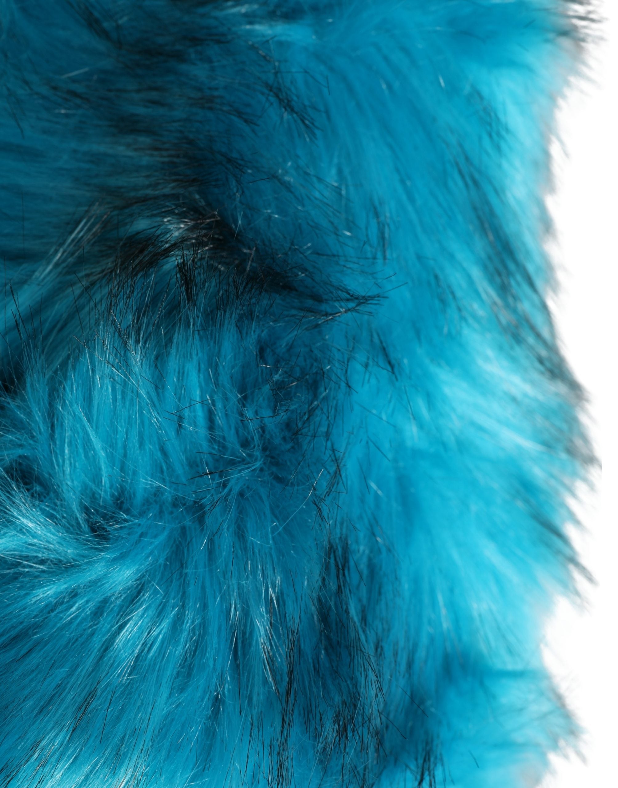 Dolce & Gabbana Blue Modacrylic Fur Women Bucket Capello Hat