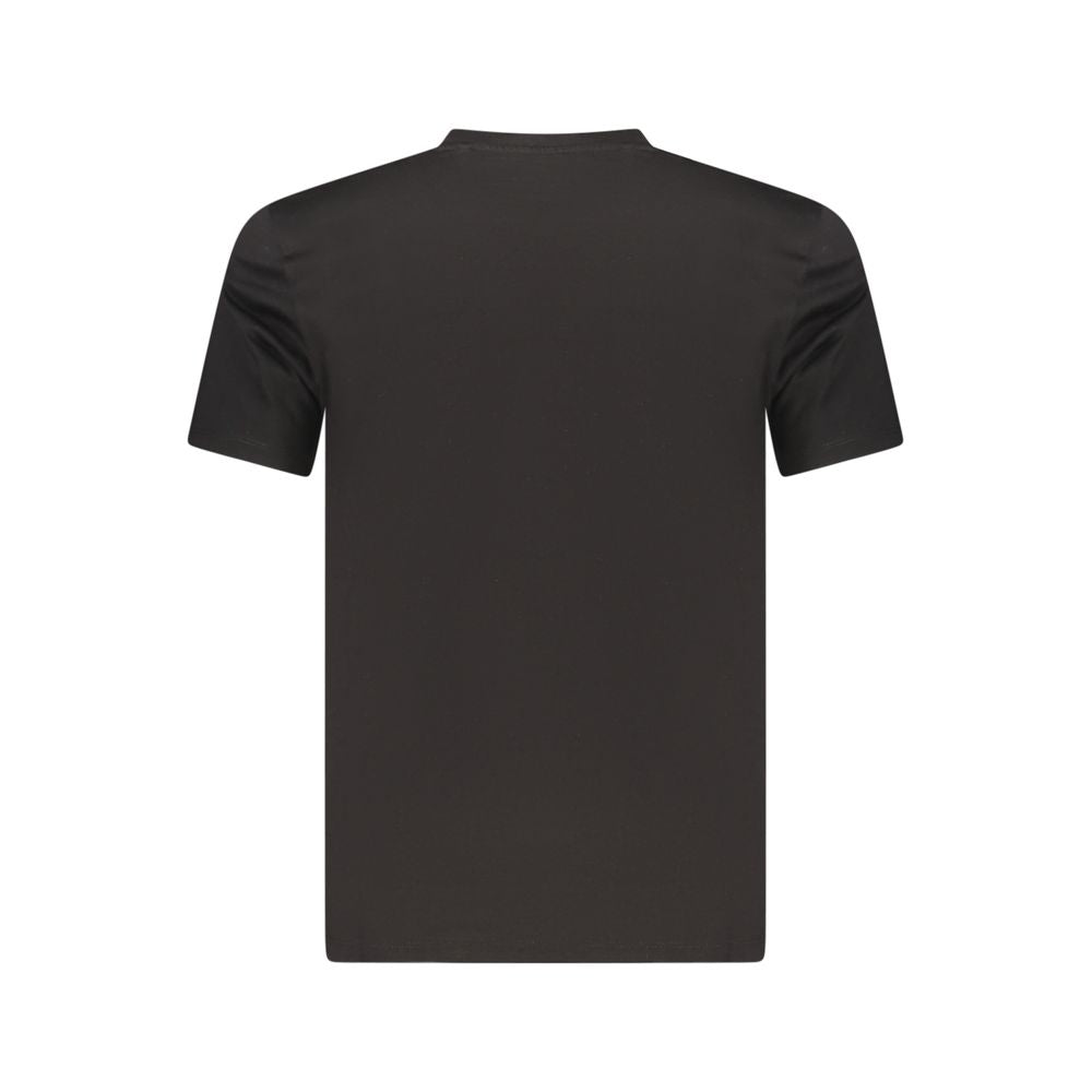 Guess Jeans Black Organic Cotton Men T-Shirt