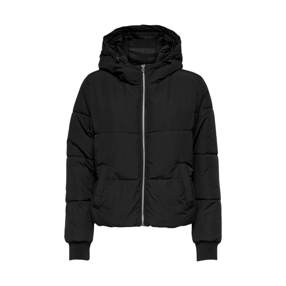 Jacqueline De Yong Black Polyester Shell Jacket