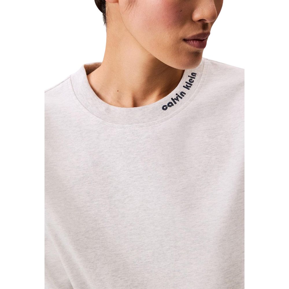 Calvin Klein Jeans Gray Cotton T-Shirt