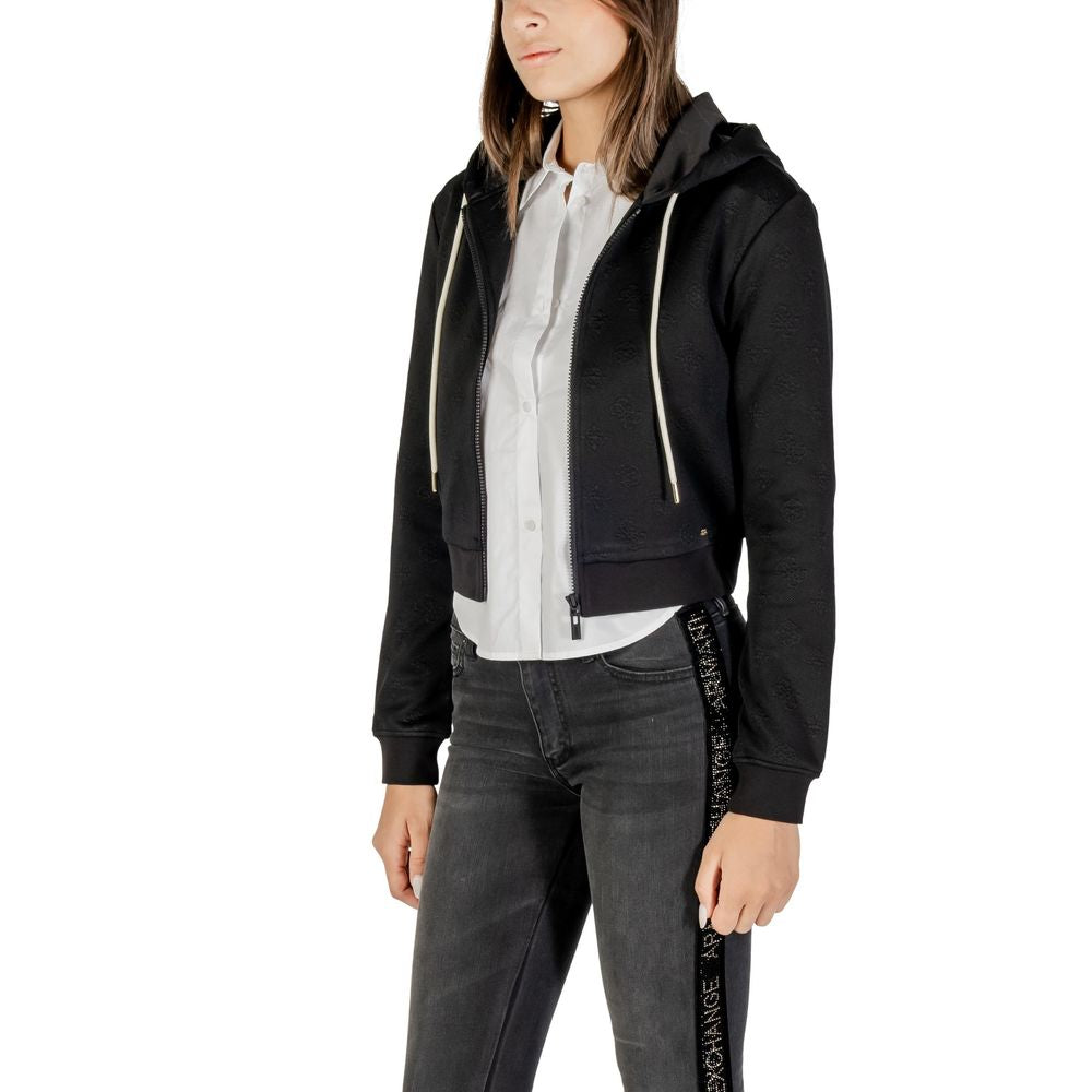Guess Active Black Polyester Hoodie