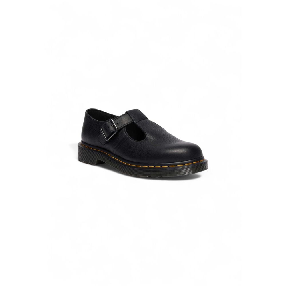 Dr. Martens Black Leather Platform Pumps
