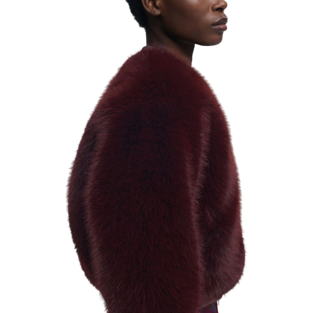 Desigual Bordeaux Polyester Jacket