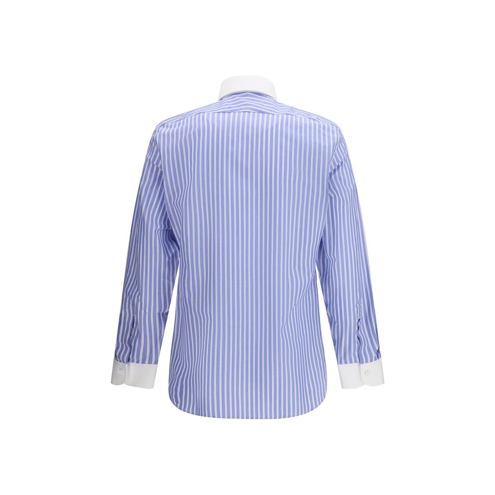Tom Ford Blue Cotton Dress Shirt LUNESCAPE