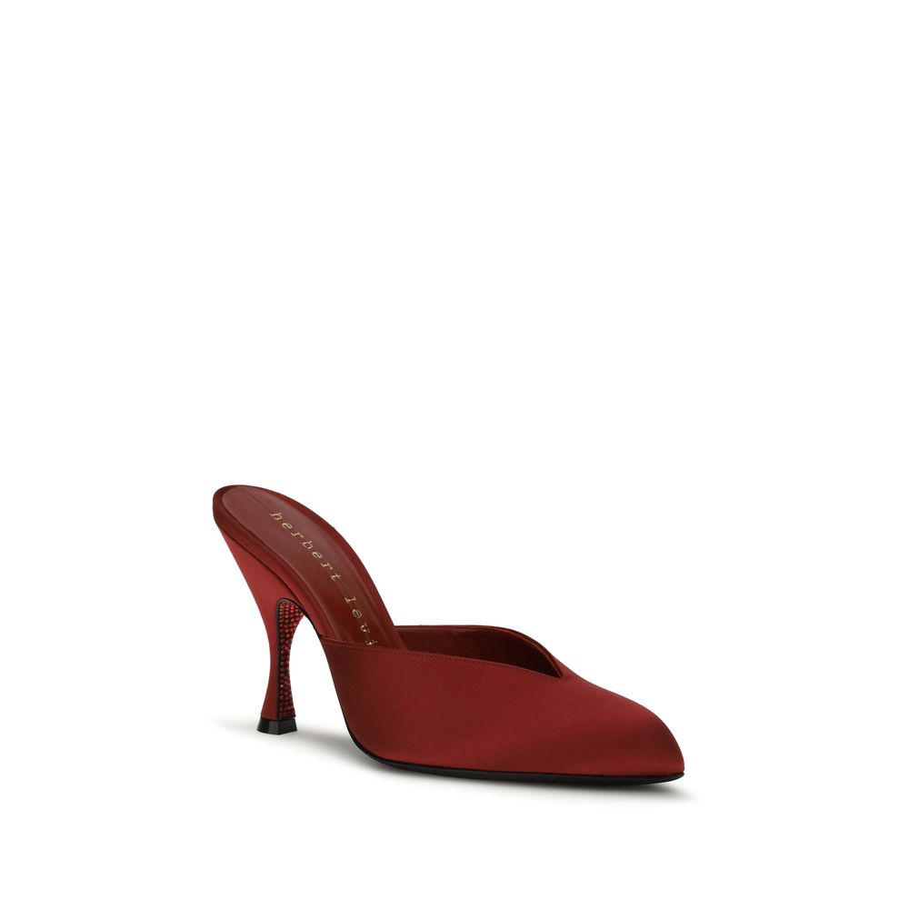 Herbert Levine Multicolor Silk Mules