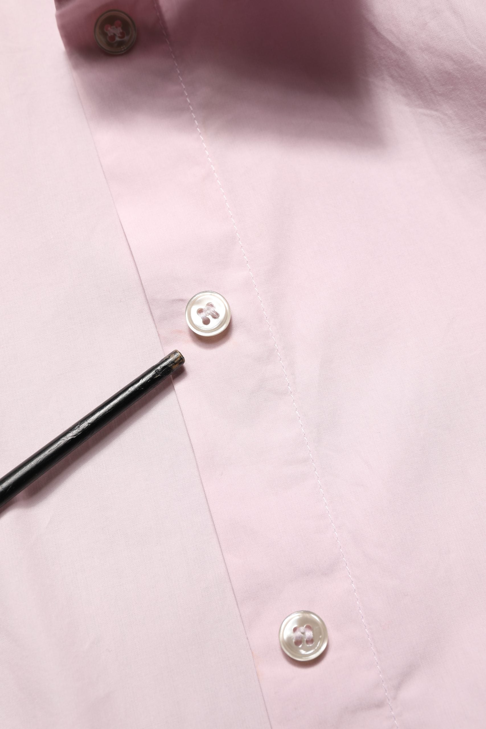 Dolce & Gabbana LightPink Cotton Collared Buttoned Blouse  Top