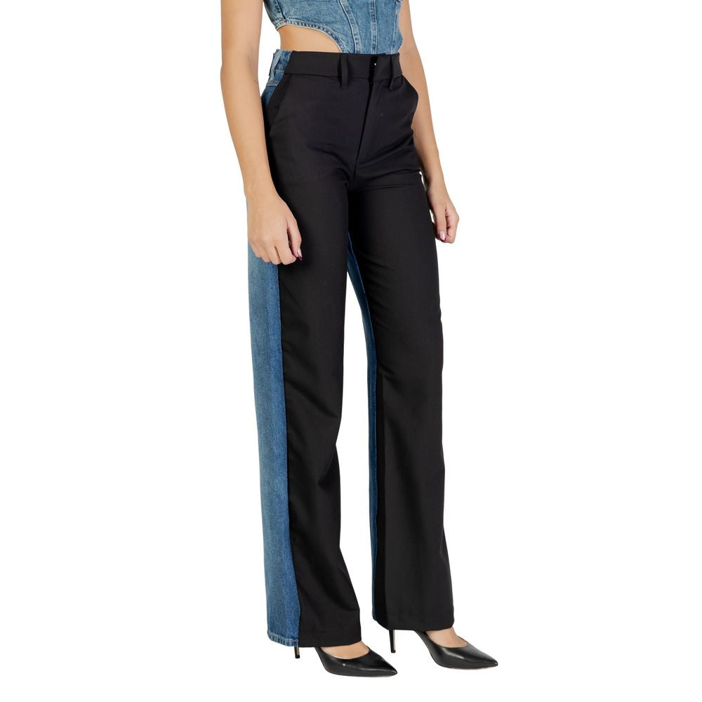 Colcci Black Polyester Mom Jeans