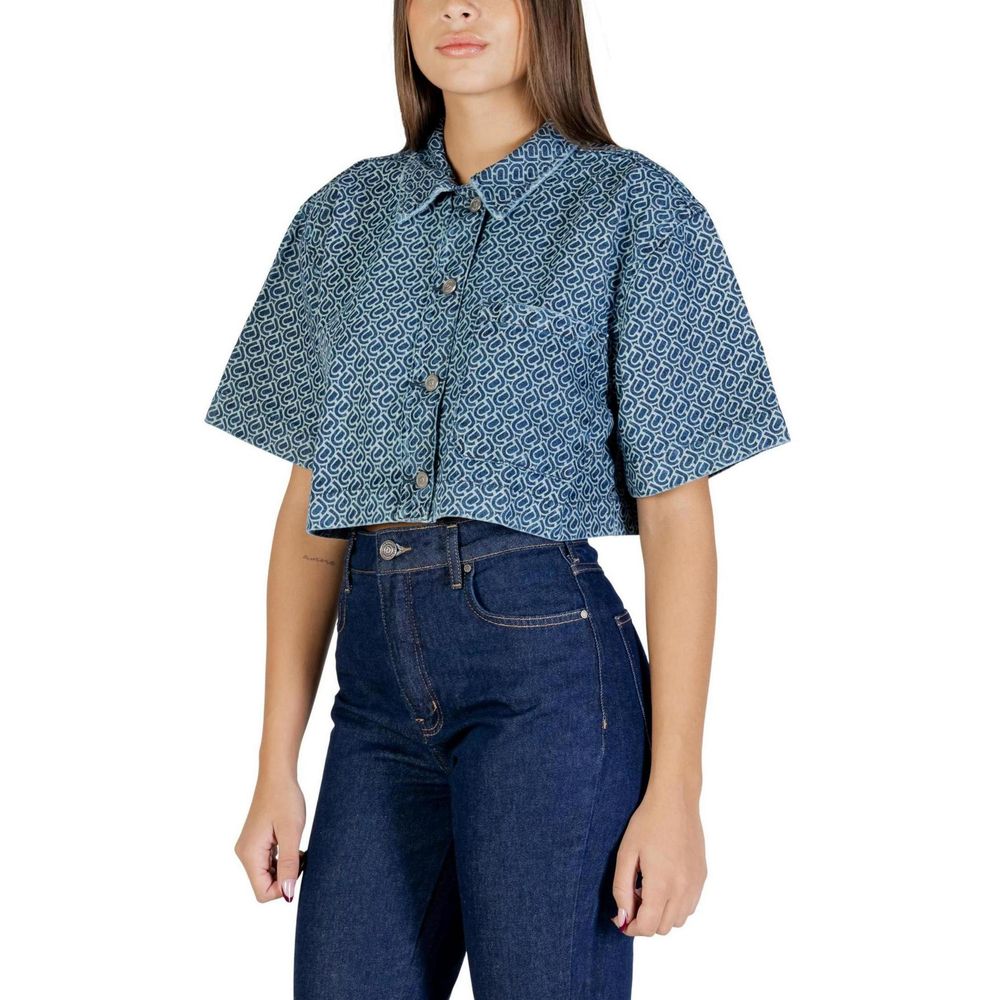Colcci Blue Cotton Shortsleeve Shirt