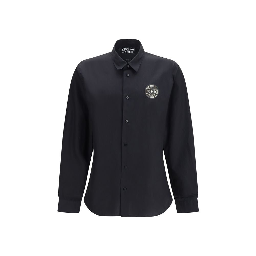 Versace Jeans Black Cotton Dress Shirt LUNESCAPE