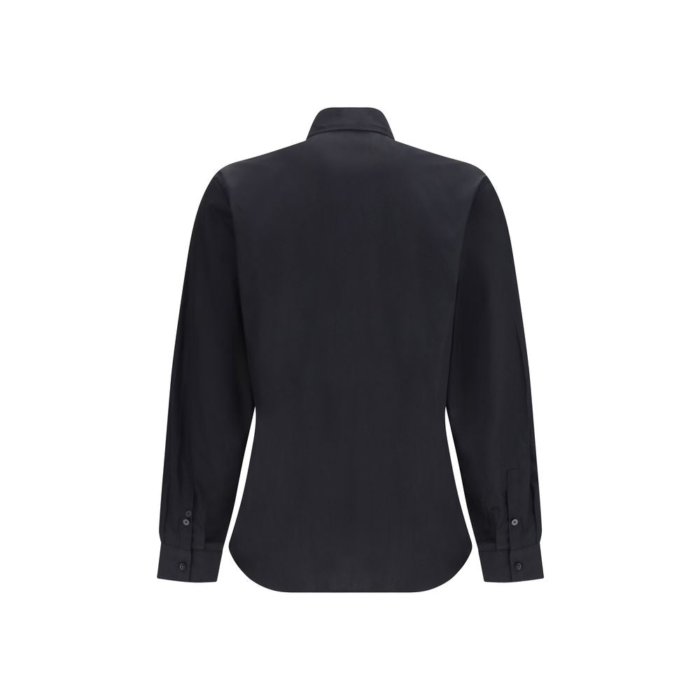 Versace Jeans Black Cotton Dress Shirt LUNESCAPE