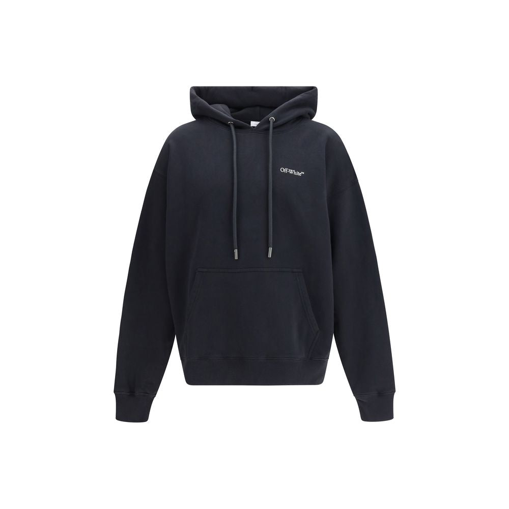Off-White Black Cotton Sweatshirt