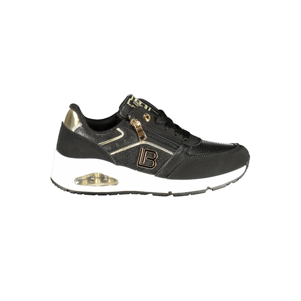 Laura Biagiotti Black Polyester Women Sneaker