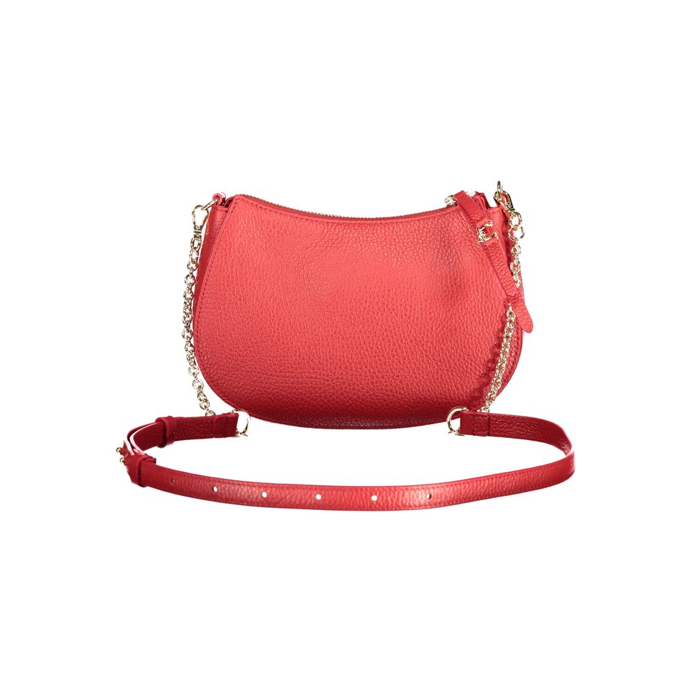 Coccinelle Red Leather Women Handbag LUNESCAPE