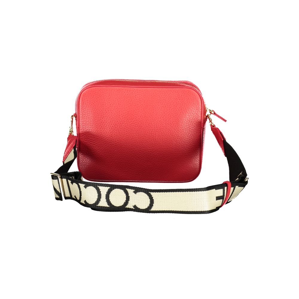 Coccinelle Rosso Leather Women Handbag LUNESCAPE