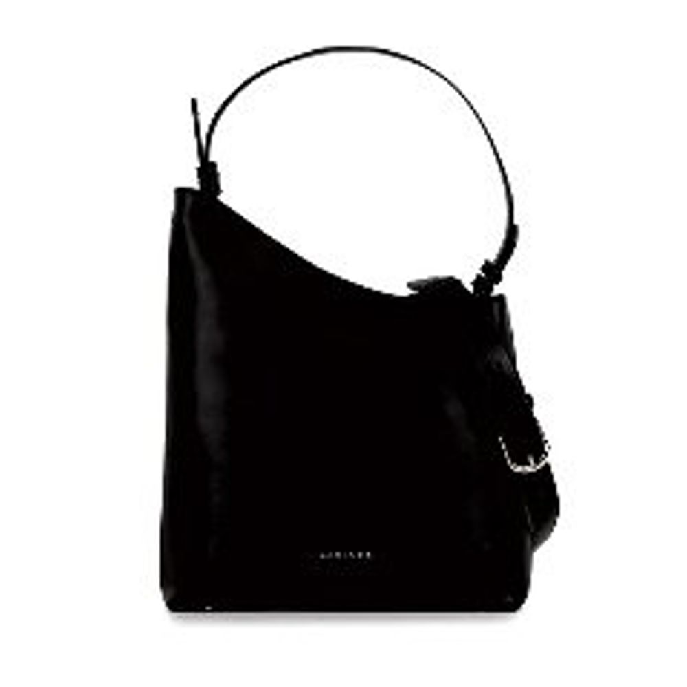 MIRIADE Black Polyethylene Shoulder Bag