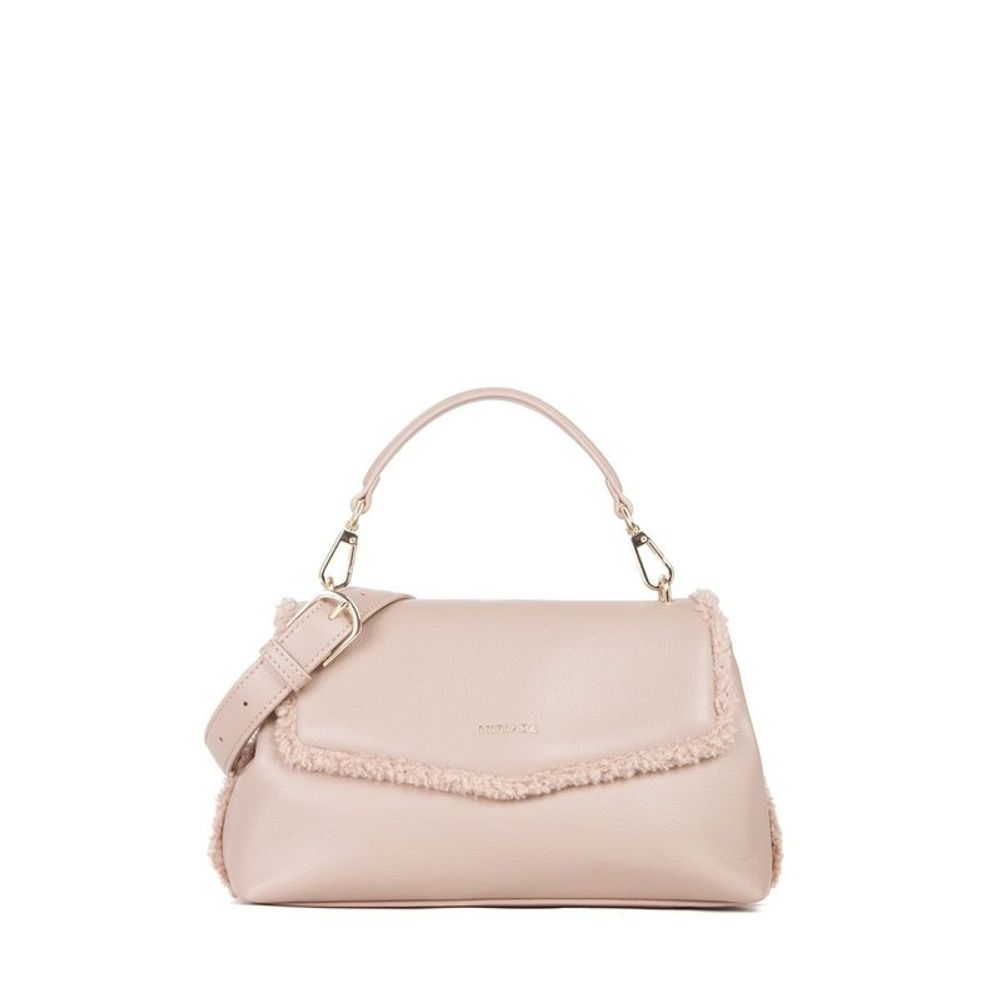MIRIADE Beige Polyester Shoulder Bag