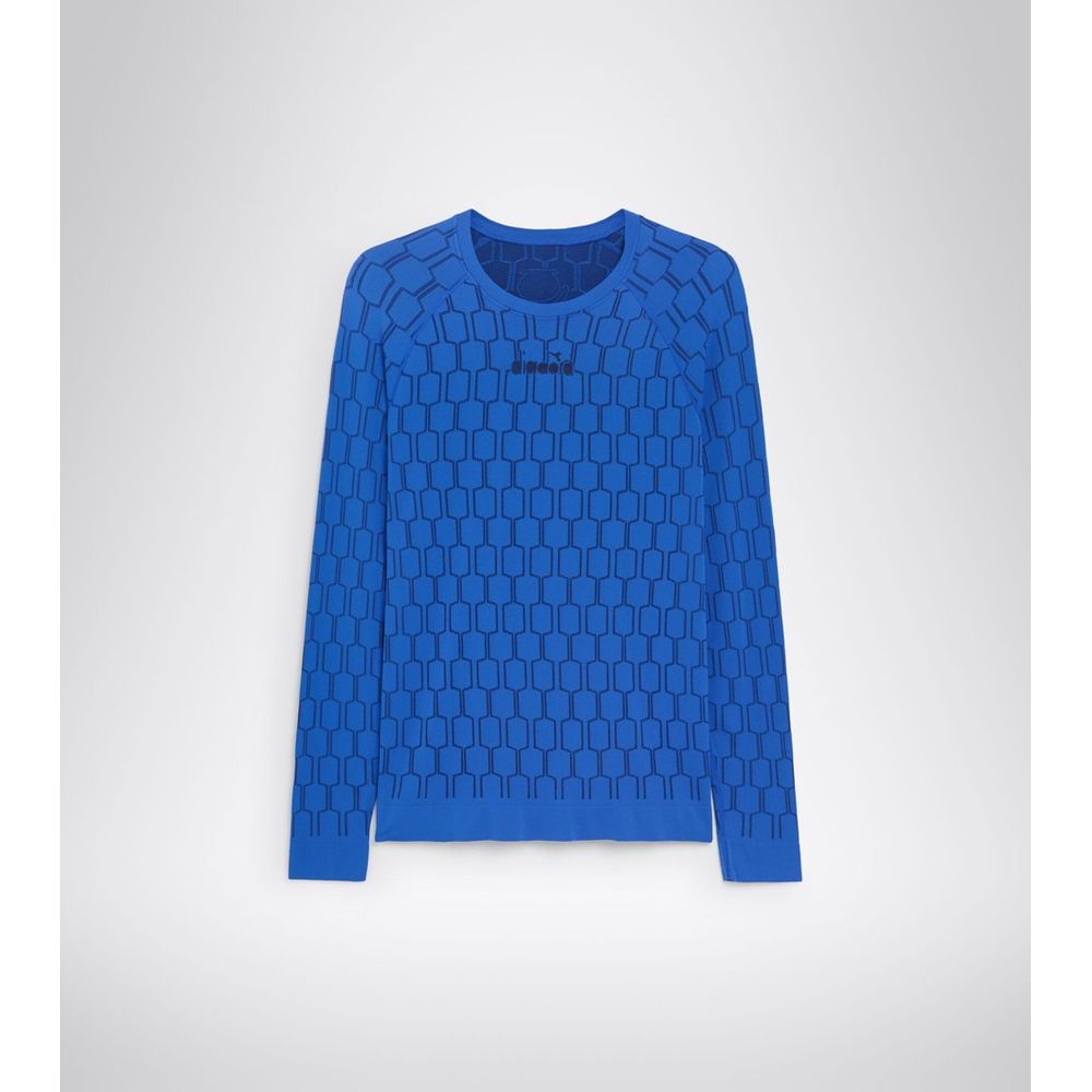 Diadora Blue Polyamide Long Sleeve T-Shirt