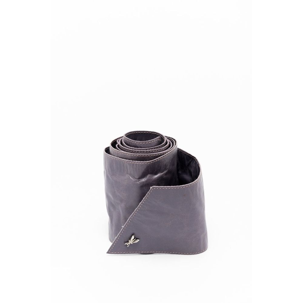 Patrizia Pepe Purple Leather Belt