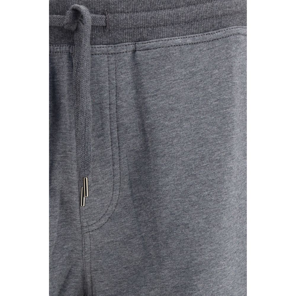 Brunello Cucinelli Gray Cotton Joggers (Workout Pants) LUNESCAPE