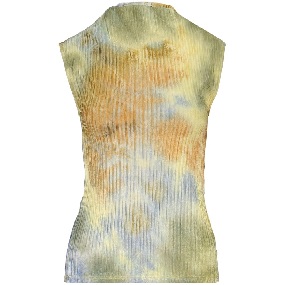 Desigual Giallo Polyester Women Tank Top LUNESCAPE