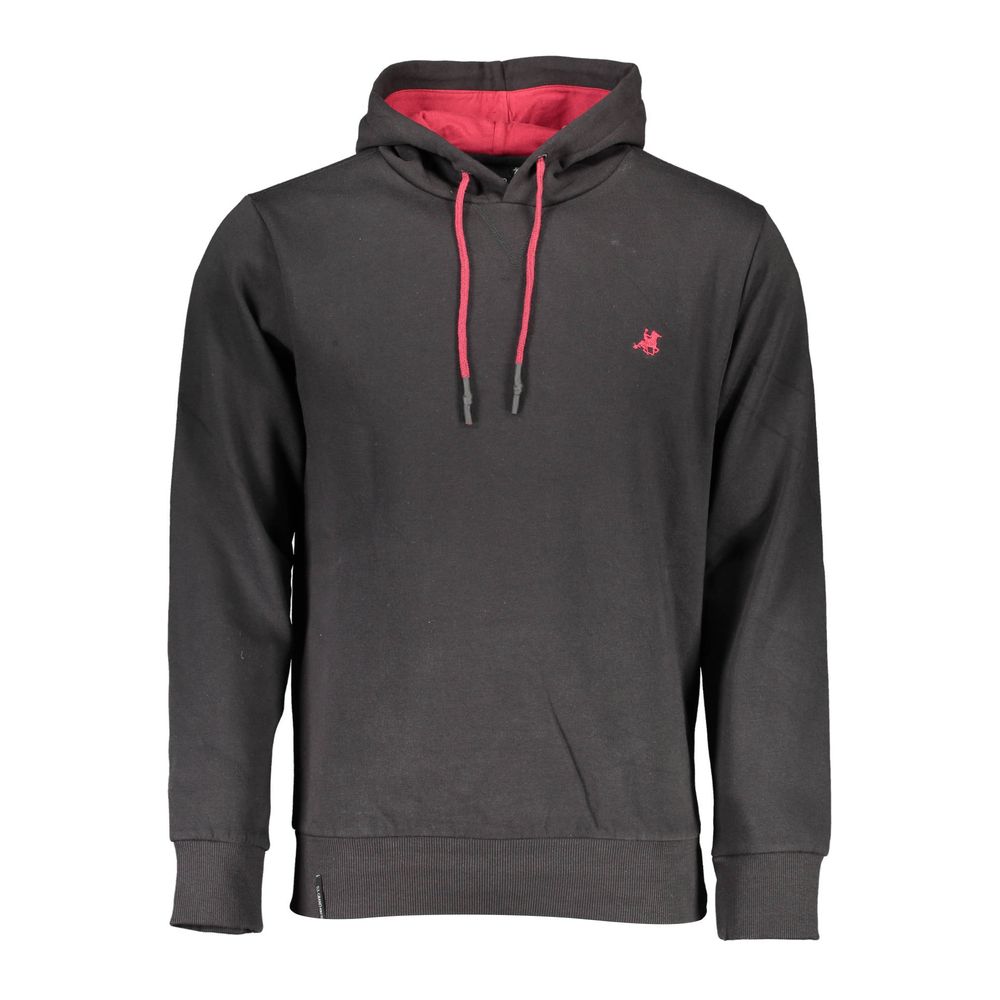 U.S. Grand Polo Black Cotton Mens Sweatshirt