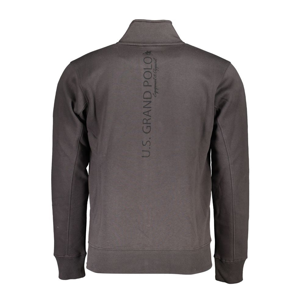 U.S. Grand Polo Grigio Cotton Men's Sweatshirt