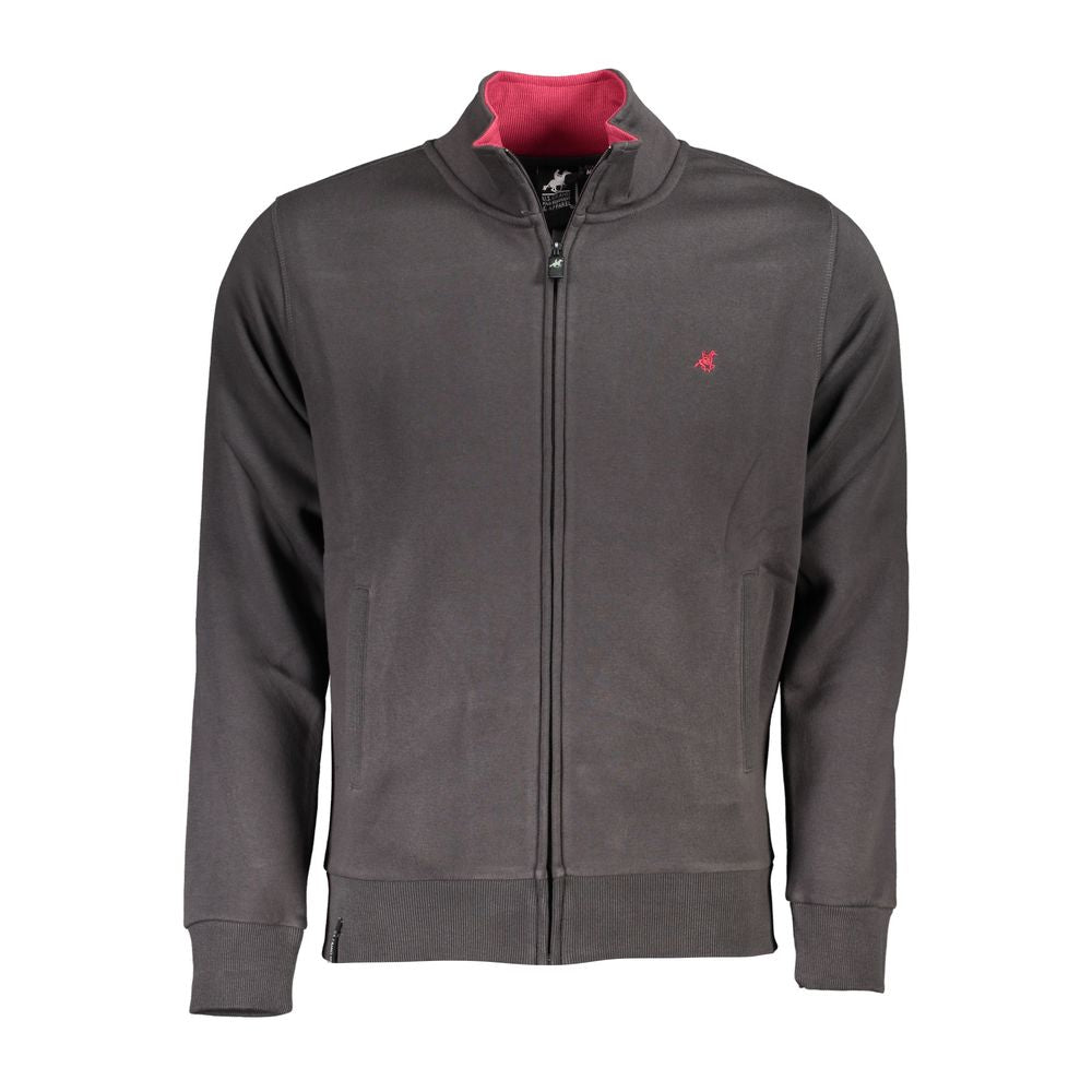 U.S. Grand Polo Grigio Cotton Mens Sweatshirt